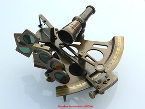 Henry Hughes London-Marine Vintage Brass Sextant Nautical Astrolabe Gift Working Marine Coleccionable para barcos y barcos - Product Image 2