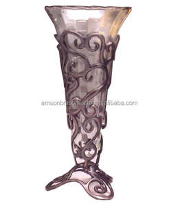 ขาตั้งอะลูมิเนียมตกแต่งพร้อมกรวยแก้วสำหรับตกแต่งบ้าน - Product Image 4