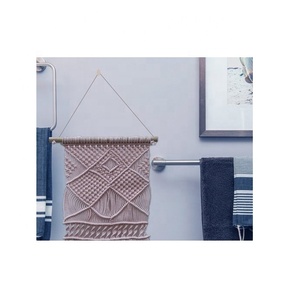 Venta directa de fábrica Indian Finest Handcrafted 100% algodón macramé colgante de pared Boho macramé colgante de pared Fabricante Mayorista - Product Image 1