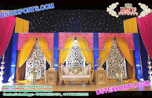 Moroccan Theme Reception Stage <b>Decor</b> Grand English Wedding Stage Setup New American Wedding Stage <b>Set</b> for Sale USA UK Australia - Product Image 4