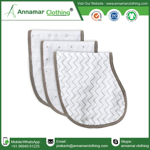 Tela para eructar de bebé recién nacido, tela para eructar de muselina multicapa de gasa doble para bebé unisex con personalización - Product Image 3