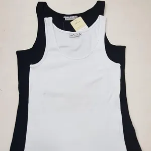 Etiquetas de marca genuinas para mujer, chaleco de letras sin mangas holgado, Crop Tops, camisetas sin mangas, prendas en Stock - Product Image 1