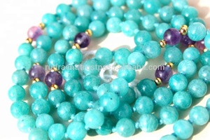 ลูกปัดสวดมนต์อเมทิสต์อเมทิสต์จากอเมทิสต์ทรงกลมธรรมชาติขนาด6มม. สร้อยคอลูกปัดมาลาลูกปัดคริสตัลของขวัญสำหรับการรักษาทางศาสนา - Product Image 5