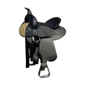 Selle de cheval Western sans arbre de qualité supérieure en cuir durable Produit équestre de haute qualité - Product Image 3