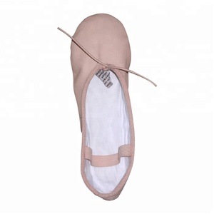 Chaussures de ballet souples et plates pour femmes, chaussures de danse en cuir - Product Image 4