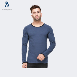 Custom DryFit Eco-Friendly Breathable O-Neck Soccer Uniform Slim Fit Gym Full Sleeve Sport Jersey T-Shirt Polyester/Cotton OEM - Product Image 1