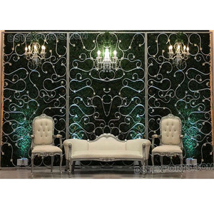 Muraux scintillants de scène de mariage, 50 pièces, de Style floral, murs porte-bougie, pour réception de mariage, dernier modèle - Product Image 1