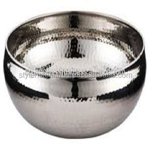 Bol belge martelé en acier inoxydable multi-usage, épais, avec placage en cuivre martelé et finition couleur antique, pour battre les œufs et la soupe - Product Image 2