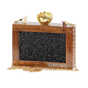 Pochette en bois pour femmes, sac à main élégant, nouveauté, 2020 - Product Image 4