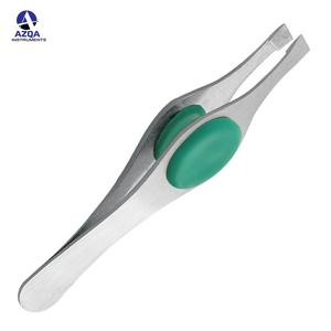 Pinces à épiler en acier inoxydable pour les sourcils et les extensions de cils, pour l'épilation et le filage, outils de beauté en gros - Product Image 3