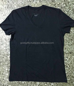 Camiseta de bolsillo con cuello en V para hombre y mujer, camisa 100% de algodón de alta calidad unisex, fabricante de la india, tirupur, algodón orgánico supima, OEM - Product Image 3
