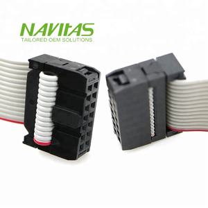 Cable plano IDC de 14 pines personalizado UL2651 Conjunto de paso de 2,54mm - Product Image 4