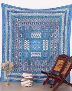 Grand imprimé Mandala tapisserie indien Paisley éléphant tenture murale tissu coton dortoir tapisserie décor tissu jeter - Product Image 3