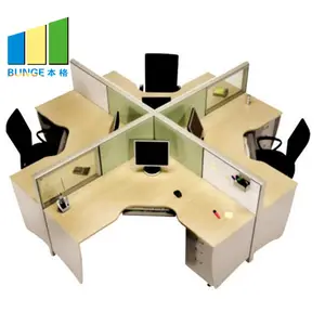 当代模块化秘书员工办公桌电脑桌工作站家具