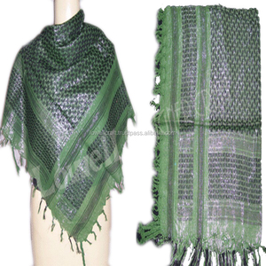 Lurex Arafat Shemagh Arab Keffiyeh Désert Écharpe à carreaux en coton - Product Image 5