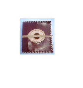 Wholesale Vintage Handmade Side Stitch Stone Strap Closure Hardcover <b>Leather</b> <b>Diary</b>-Gift - Product Image 1