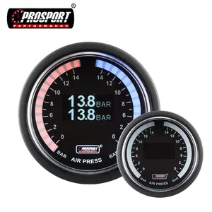 52Mm Elektronische Meter Digitale Dual Display Luchtcompressor Manometer Voor Auto