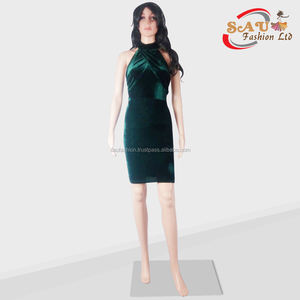 Tosa ผลิตภัณฑ์ยอดนิยม2022มาใหม่ตาข่ายกลวงออกยืนคอเสื้อ Rhinestone หนักเซ็กซี่มินิชุดค็อกเทล - Product Image 4