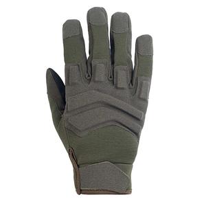 ถุงมือยุทธวิธีสีดำประสิทธิภาพสูงพร้อมสนับมือแบบแข็งวัสดุไมโครไฟเบอร์ระบายอากาศ - Product Image 1