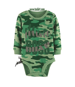 ผ้าคอตตอนพิมพ์ลายทหารสำหรับเด็ก,ชุดคลุมกันหนาวผ้าฝ้ายออร์แกนิคเสื้อผ้าเด็กแบบธรรมชาติที่สำคัญ - Product Image 1