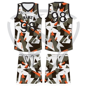Tissu respirant en gros, impression par sublimation, uniforme de basket-ball personnalisé, faites vos propres maillots de basket-ball - Product Image 1