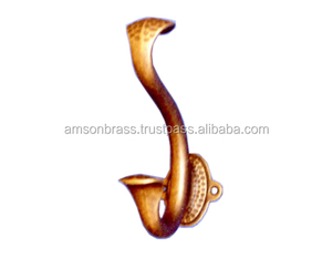 Antique Finishing Solid Brass <b>Hooks</b> <b>for</b> Hanging Clothes Purse & Hat Model <b>Wall</b> <b>Hooks</b> With Multiple Colored and Brass <b>Coat</b> <b>Hook</b> - Product Image 3