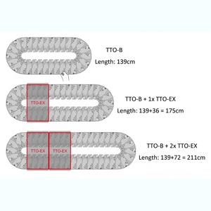 Modern Design Rotating Plastic <b>Lazy</b> <b>Susan</b> Turntable Swivel Plate for Rectangular Dining/Kitchen Tables Light Grey/Brown 40kg - Product Image 5