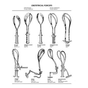 Forceps Obstétricaux Kedarnath, Instruments Chirurgicaux - Product Image 1