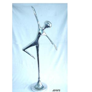 Tapis Décoration de la Maison Figurine en Métal Aluminium Mains étirées Miroir Sculpture Polonaise Modèle Technique d'impression - Product Image 2