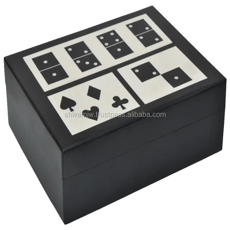 Metier-cajas de madera decorativas hechas a mano, caja de juegos de disco personalizada, diseño moderno y barato, suministro de fábrica, venta al por mayor