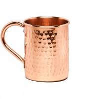 Taza de cobre de mula de Moscú pulida ecológica de diseño moderno 500ml de capacidad Handgrip Tumbler Cerveza Café Té Bebidas - Product Image 2