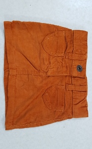 Falda de pana de color sólido con pantalones cortos interiores para niñas para la temporada de primavera para niños en 2018 - Product Image 4