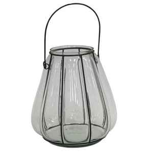 Dernière belle maison Noël décoration extérieure nouveau design lanterne à bougie en verre filigrane autres bougeoirs pots à bougies - Product Image 5