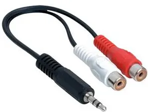 Audio Kabel 2RCA zu 3,5 Audio Auto Kabel RCA 3,5mm Klinke Stecker auf Stecker RCA AUX Kabel für Verstärker telefon Kopfhörer Lautsprecher draht