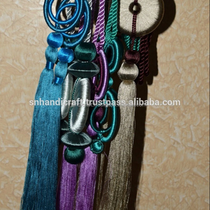 Collar de Nudos de Seda Hecho a Mano, Collar de Cordón Trenzado de Seda, Magia Hecha a Mano - Product Image 1