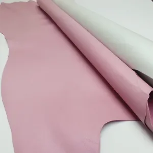 Best Quality Genuine <b>Leather</b> Sheep Perlized Pink and White Color, for <b>Making</b> Shoes - Product Image 1