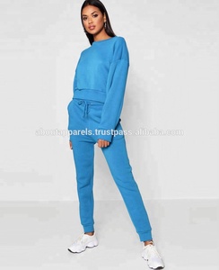 ชุดกีฬาสีดำสำหรับผู้หญิงชุดวอร์มเล่นกีฬาสีดำมีแถบข้าง - Product Image 4