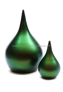 Urna para adultos con corazón de latón para cenizas, suministros funerarios humanos - Product Image 3