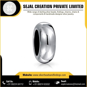 ลูกปัดสเปเซอร์สีเงินสีสันสดใส - Product Image 2