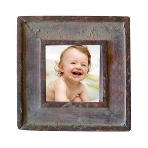 Caja artesanal de madera de mango macizo de calidad superior elegante con marco de fotos pintado, exhibición y almacenamiento, diseño único para fotos - Product Image 2