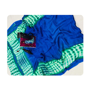 ผ้าส่าหรีทำจากผ้าฝ้ายเนื้อผ้าฝ้ายเป็นส่าหรีจำนวนมากพร้อม MOQ ต่ำสำหรับโอกาสพิเศษ - Product Image 1