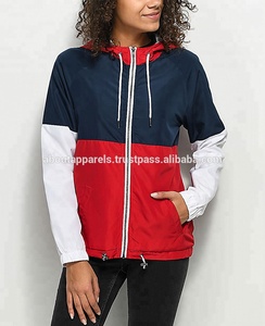 OEM Women Activewear Pullover Half Zip <b>up</b> Nylon Anorak Windbreakers Jackets Coat, New Fashion PVC Taslan Jacket - Product Image 2