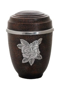 Urna de metal de estilo europeo para cenizas humanas, decoración conmemorativa de hierro colorida para Uso en adultos - Product Image 4