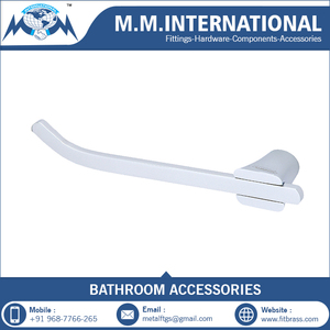 Porte-rouleau de papier toilette mural en laiton antique avec un design élégant écologique et facile à nettoyer pour une utilisation dans la salle de bain à domicile - Product Image 5