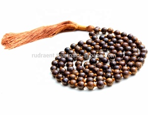 Bronzite Gemstone hindú espiritual bohemio 108 Mala Beads-regalo para ocasiones de fiesta - Product Image 3