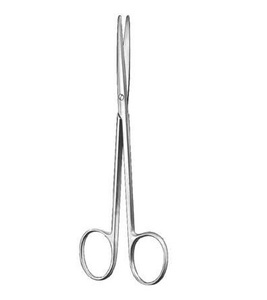 Tijeras de disección Metzenbaum Fino de acero para cirugía manual # 735 - Product Image 1