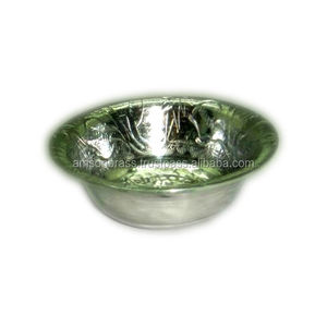 Bol de service En Métal De Haute Qualité En Aluminium Nickelé Fini En Aluminium En Métal Bol - Product Image 5