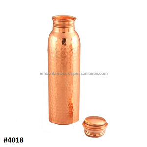 COPPER <b>WATER</b> <b>BOTTLE</b> for ADULT USAGE Copper <b>Metal</b> Shiny Polished Finishing Copper <b>Water</b> <b>Bottle</b> Best for Outdoor - Product Image 6