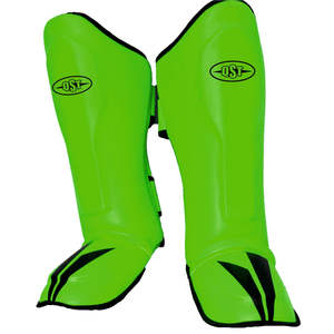 Logo personnalisé en cuir véritable Muay Thai Guard Protector crochet antidérapant fermeture des yeux Protection complète pour la boxe tibia - Product Image 6