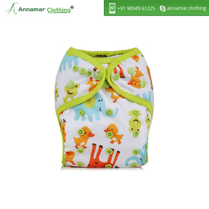 Couches en tissu coton biologique pour bébés, vente en gros - Product Image 2